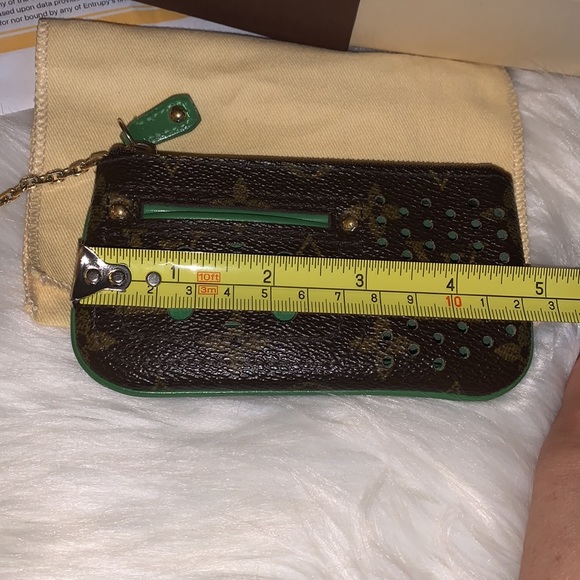 LOUIS VUITTON Monogram Perfo Pochette Kure Coin & Key Case - Picture 15 of 17